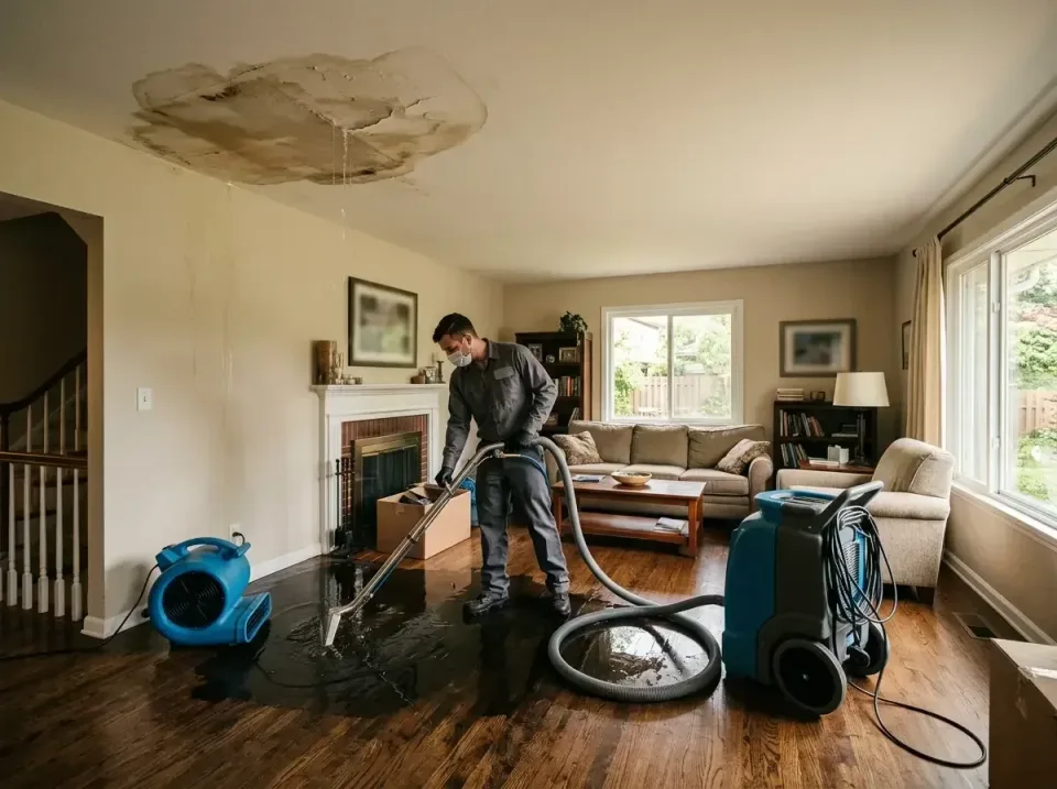 attic-pipe-burst-ceiling-drip-008 — frequently asked questions, Water Damage Restoration & Carpet Care in Sheffield, AL